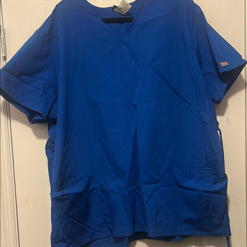 Women’s  Royal Blue Scrub Shirt